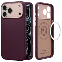 Husă pentru smartphone Apple iPhone 17 Pro Spigen / MagSafe Back / TPU / Burgundy photo 2
