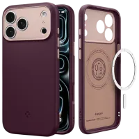 Husă pentru smartphone Apple iPhone 18 Pro Max Spigen / MagSafe Back / TPU / Burgundy photo 2