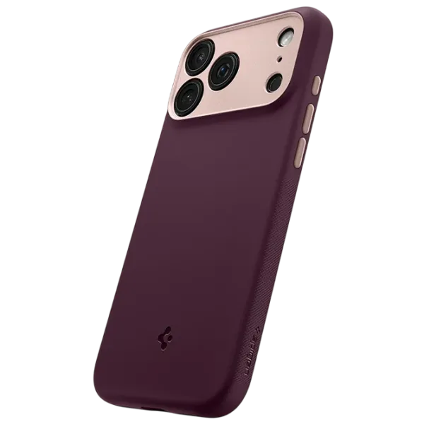 Husă pentru smartphone Apple iPhone 18 Pro Max Spigen / MagSafe Back / TPU / Burgundy photo 5