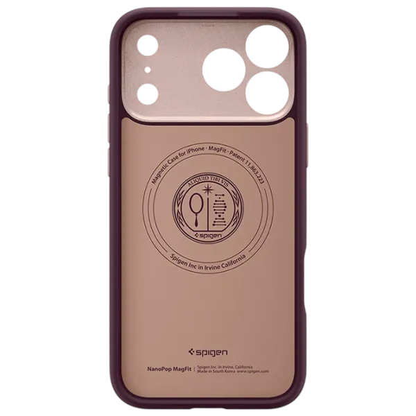Husă pentru smartphone Apple iPhone 18 Pro Max Spigen / MagSafe Back / TPU / Burgundy photo 6