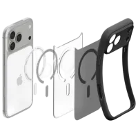 Husă pentru smartphone Apple iPhone 18 Pro Max Spigen / MagSafe Back / TPU / Frost Black photo 6