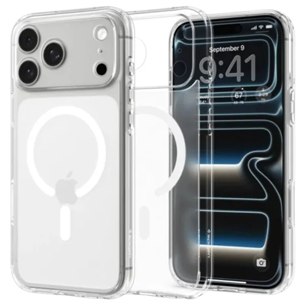 Husă pentru smartphone Apple iPhone 18 Pro Max Spigen / MagSafe Back / TPU / Frost White photo 2