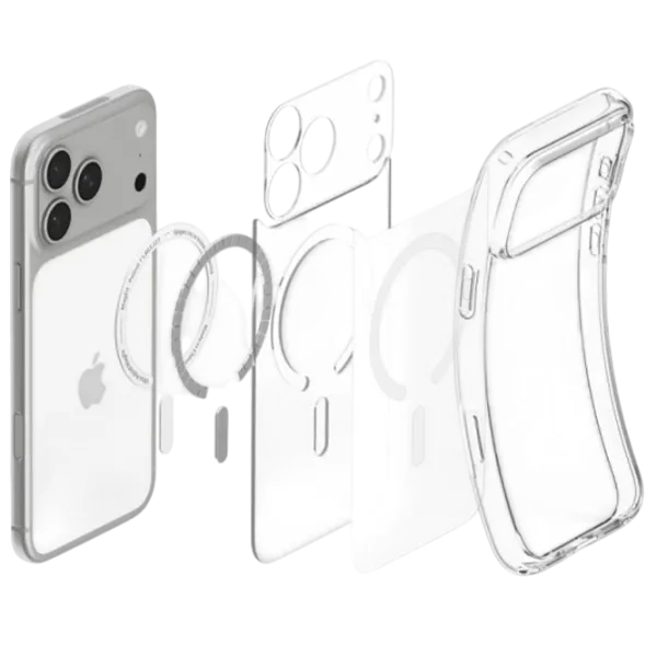 Husă pentru smartphone Apple iPhone 18 Pro Max Spigen / MagSafe Back / TPU / Frost White photo 6