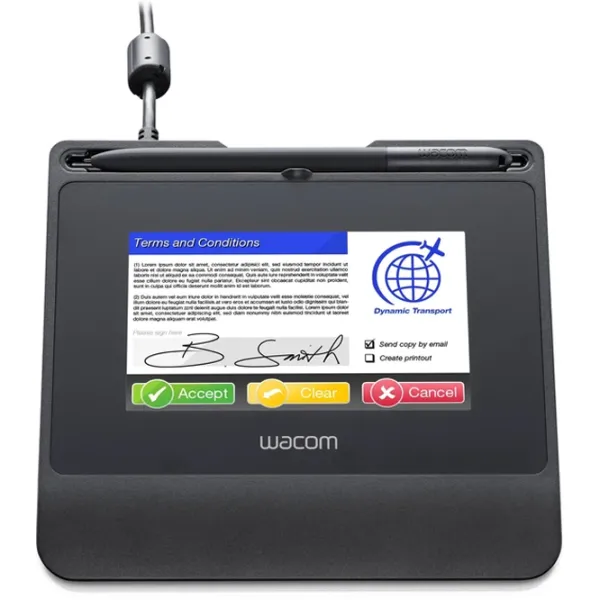 Планшет для цифровой подписи Wacom Signature Set / Черный photo 2