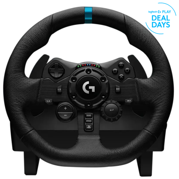 Руль Logitech G923 TrueForce Проводная / 14 buttons / Черный photo 1