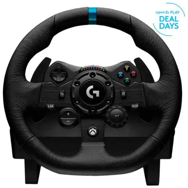 Volan Logitech G923 TrueForce Cu fir / 14 buttons / Black photo 1