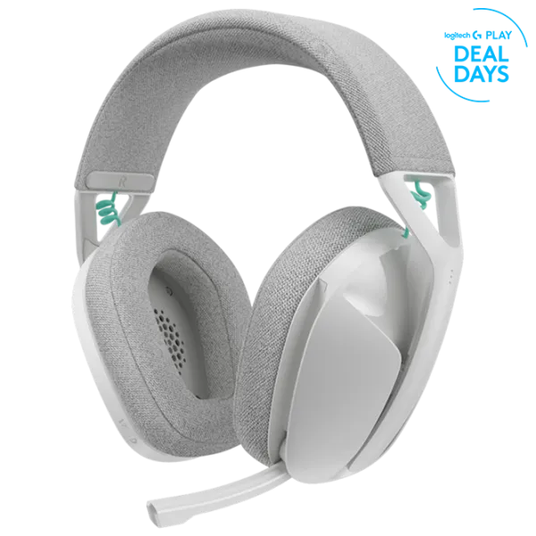 Căști Logitech G321 Green White Fără fir/ Gaming photo 1