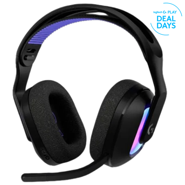 Căști Logitech G522 Purple Black Fără fir/ Gaming photo 1
