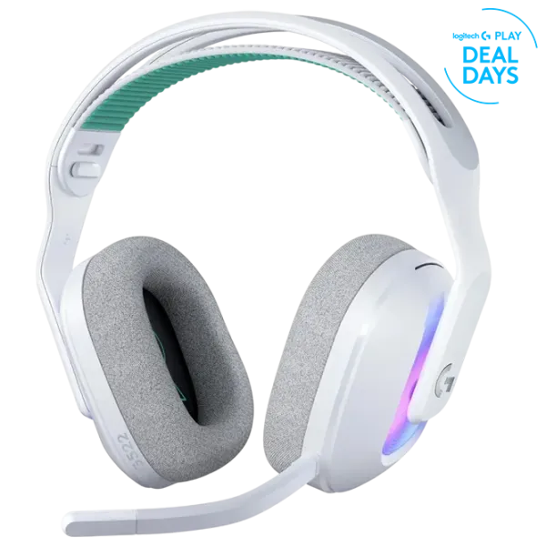 Căști Logitech G522 Green White Fără fir/ Gaming photo 1