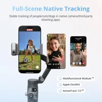 Stabilizator DJI Osmo Mobile 8 Advanced Tracking Combo Bluetooth / Black photo 8