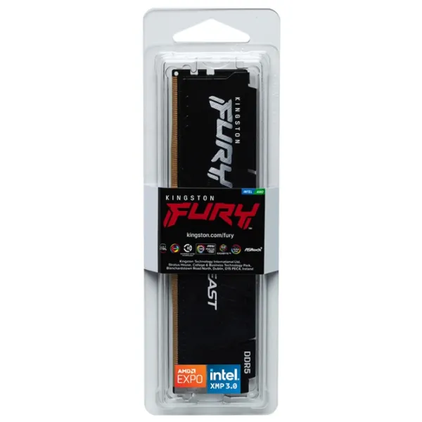 Оперативная память Kingston FURY Beast SDRAM KF556C36BBE2-32 DIMM / DDR5 / 32 ГБ photo 5