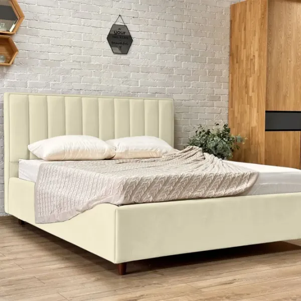 Кровать Crinela Lux Estela Laguna 03 180 x 200 см / Фанера / Слоновая кость photo 2