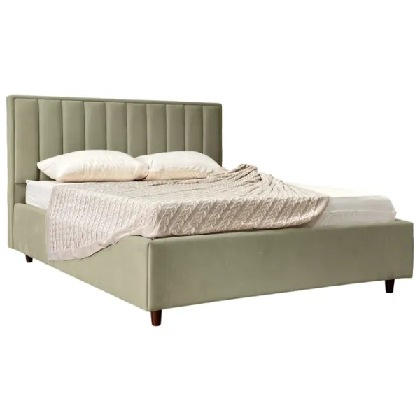 Кровать Crinela Lux Estela Laguna 09 180 x 200 см / Фанера / Каменно-серый photo 1