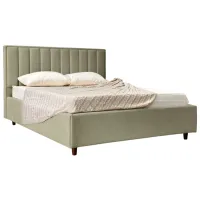 Кровать Crinela Lux Estela Laguna 09 180 x 200 см / Фанера / Каменно-серый