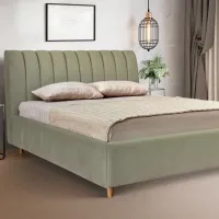 Кровать Crinela Premium Margo Laguna 09 180 x 200 см / Фанера / Каменно-серый photo 4
