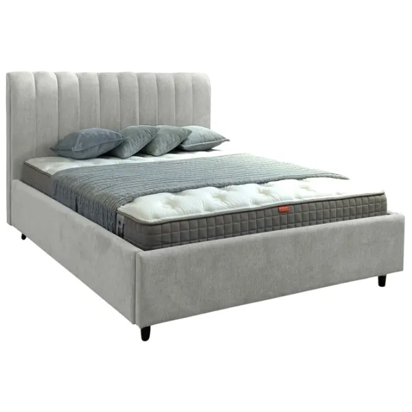 Кровать Crinela Rita Prestige Glow 04 160 x 200 см / Фанера / Каменно-серый photo 2