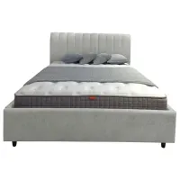 Кровать Crinela Rita Prestige Glow 04 160 x 200 см / Фанера / Каменно-серый photo 3