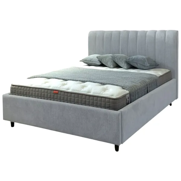 Кровать Crinela Rita Prestige Glow 15 160 x 200 см / Фанера / Светло Серый photo 1
