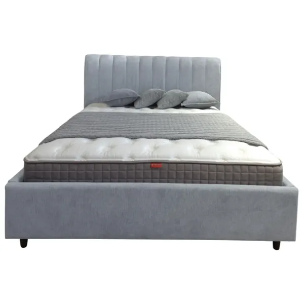 Кровать Crinela Rita Prestige Glow 15 160 x 200 см / Фанера / Светло Серый photo 3