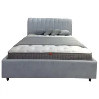 Кровать Crinela Rita Prestige Glow 15 160 x 200 см / Фанера / Светло Серый photo 3