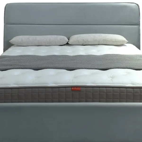 Кровать Crinela Milana Prestige Velluto 15 160 x 200 см / Фанера / Серебристо-серый photo 2