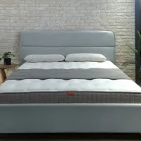 Кровать Crinela Milana Prestige Velluto 15 160 x 200 см / Фанера / Серебристо-серый photo 3