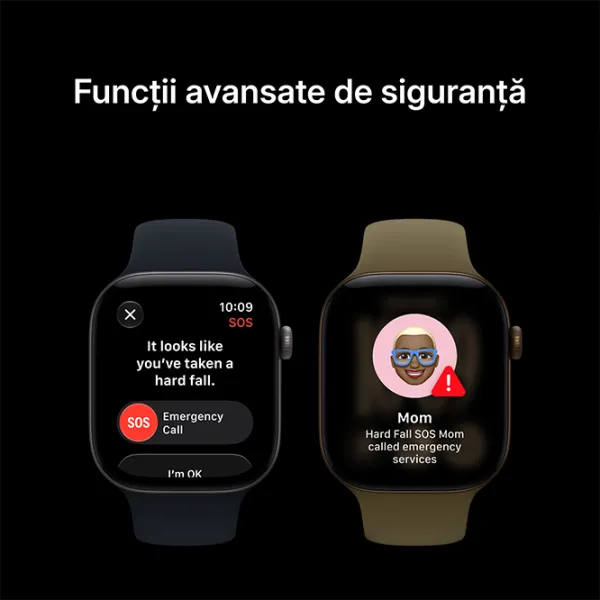 Ceas inteligent Apple Watch Series 12 1.8" / 42 mm / Gray - Navy Blue / MJE74ET/A photo 5