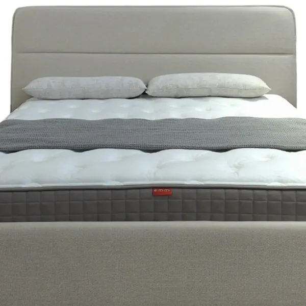Кровать Crinela Milana Prestige Glow 04 180 x 200 см / Фанера / Капучино photo 2