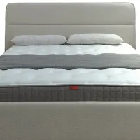 Кровать Crinela Milana Prestige Glow 04 180 x 200 см / Фанера / Капучино photo 2
