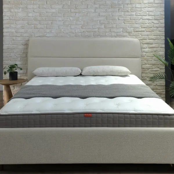 Кровать Crinela Milana Prestige Glow 04 180 x 200 см / Фанера / Капучино photo 4