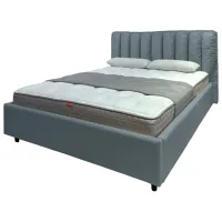 Кровать Crinela Eva Prestige Velluto 16 180 x 200 см / Фанера / Серый