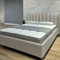 Кровать Crinela Eva Prestige Glow 04 140 x 200 см / Фанера / Капучино photo 3