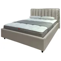 Кровать Crinela Eva Prestige Glow 04 160 x 200 см / Фанера / Капучино