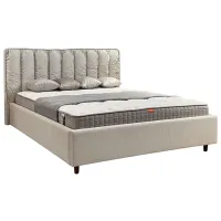 Кровать Crinela Eva Prestige Glow 04 160 x 200 см / Фанера / Капучино photo 2