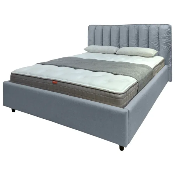 Кровать Crinela Eva Prestige Glow 15 160 x 200 см / Фанера / Светло Серый photo 1