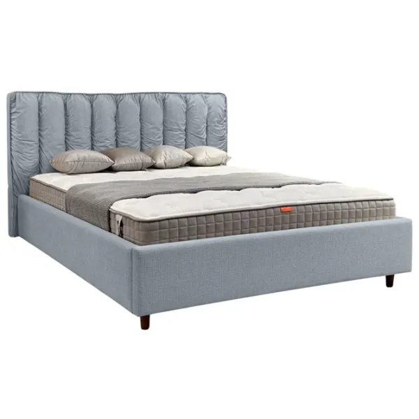 Кровать Crinela Eva Prestige Glow 15 160 x 200 см / Фанера / Светло Серый photo 2