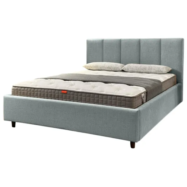 Кровать Crinela Dominica Prestige Glow 15 180 x 200 см / Фанера / Светло Серый photo 1