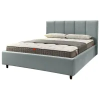 Кровать Crinela Dominica Prestige Glow 15 180 x 200 см / Фанера / Светло Серый