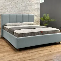 Кровать Crinela Dominica Prestige Glow 15 180 x 200 см / Фанера / Светло Серый photo 3