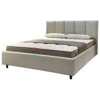 Кровать Crinela Dominica Prestige Glow 04 180 x 200 см / Фанера / Капучино