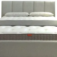 Кровать Crinela Dominica Prestige Glow 04 180 x 200 см / Фанера / Капучино photo 2