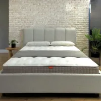 Кровать Crinela Dominica Prestige Glow 04 180 x 200 см / Фанера / Капучино photo 4