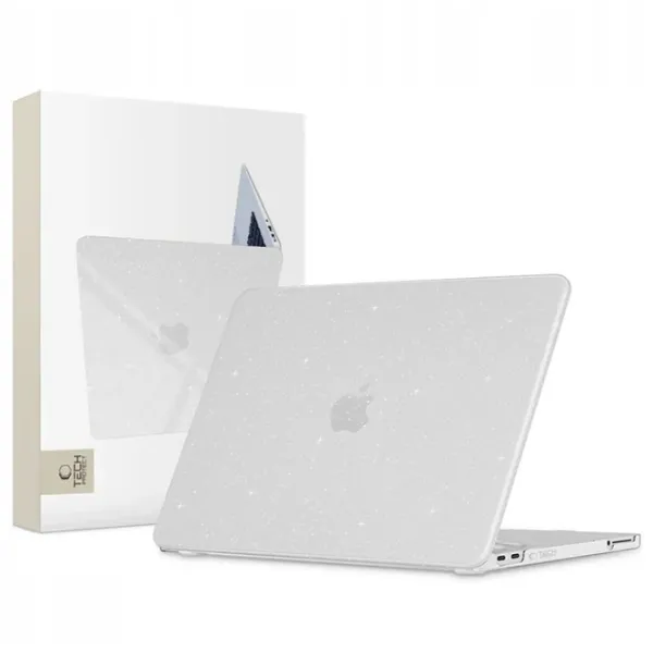 Чехол для ноутбука Tech-Protect Smartshell 13" / Glitter Clear photo 2