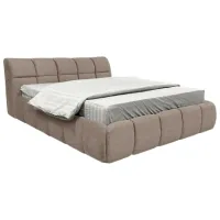 Кровать Crinela Lux Jenny Mono 04 180 x 200 см / Фанера / Светло-коричневый