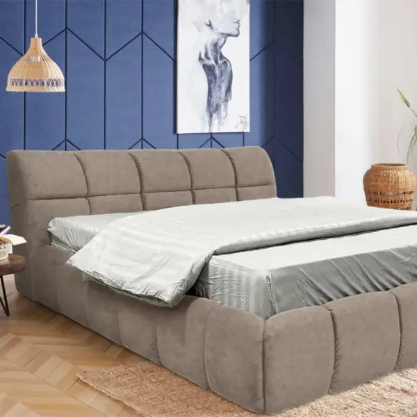 Кровать Crinela Lux Jenny Mono 04 180 x 200 см / Фанера / Светло-коричневый photo 5