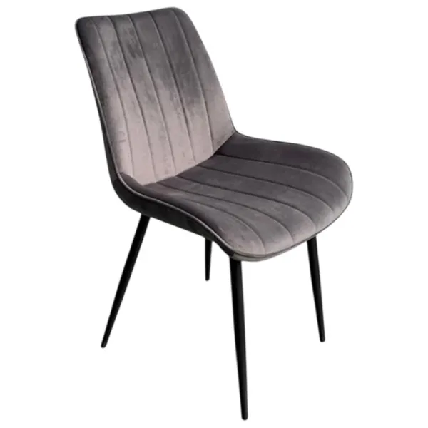Scaun de bucătărie Evelin YT-004B 910-5 Stofă/ Gray Black photo 1