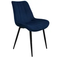 Scaun de bucătărie Evelin YT-004B 910-19 Stofă/ Blue Black