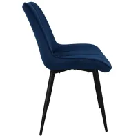 Scaun de bucătărie Evelin YT-004B 910-19 Stofă/ Blue Black photo 2