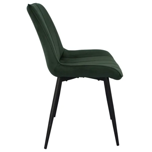 Scaun de bucătărie Evelin YT-004B 910-14 Stofă/ Green Black photo 2