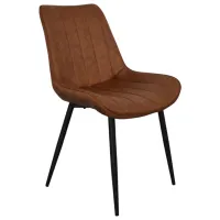 Scaun de bucătărie Evelin YT-004B 970-5 Stofă/ Orange Black